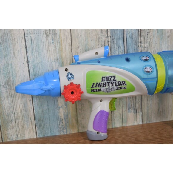 Disney Store Buzz Lightyear Blaster Toy Story Gun Lights & Sounds Works 2011 - Picture 7 of 14